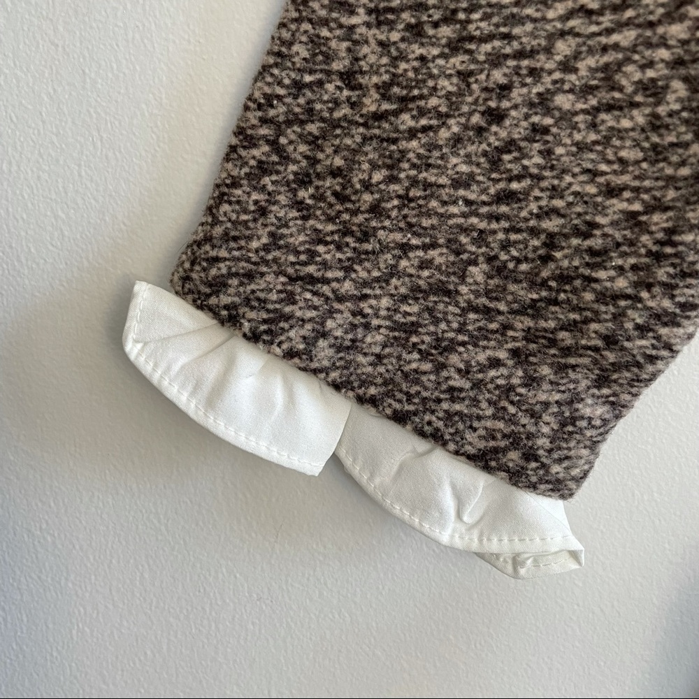 SheIn Layered Look Sweater with Ruffles Size XSmall - Picture 5 of 7